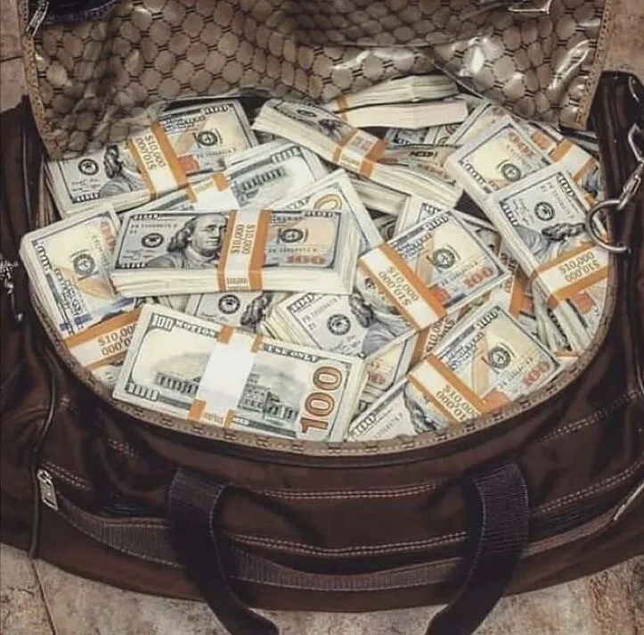 VRAIE VALISE MAGIQUE EN EURO ET EN DOLLARS.
